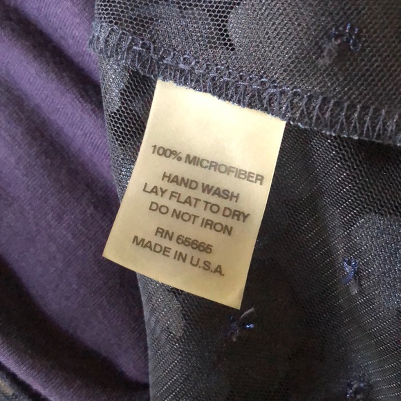 NWOT Navy Sheer Textured Flower Shift Dress, Small - Picture 15 of 15